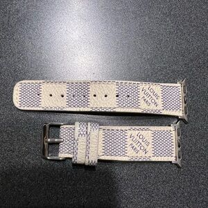 Louis Vuitton Damier Azur Apple Watch Band 38mm Made from authentic LV handbag